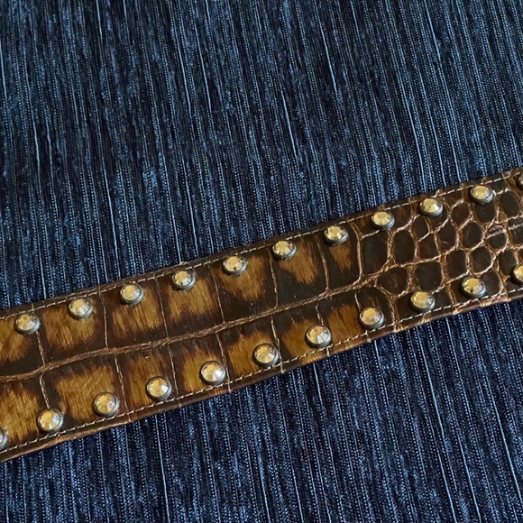 B.B.Simon Swarovski crystal made in USA belt L main image 4